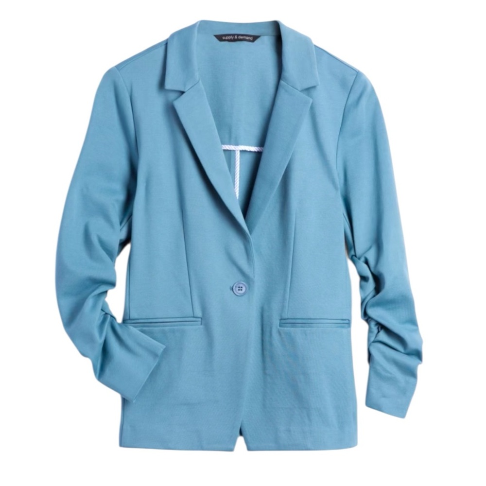 Women's Supply and Demand Teal Blue Blazer Size S
